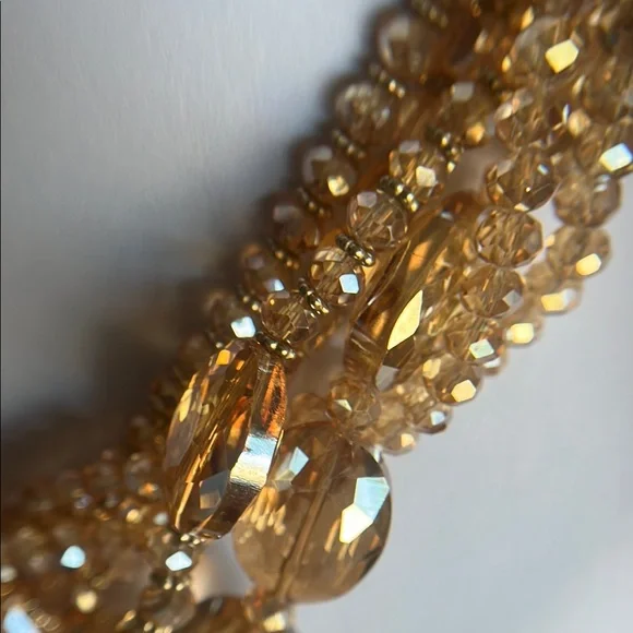 Christian Siriano Gold Statement Necklace - Picture 2 of 9